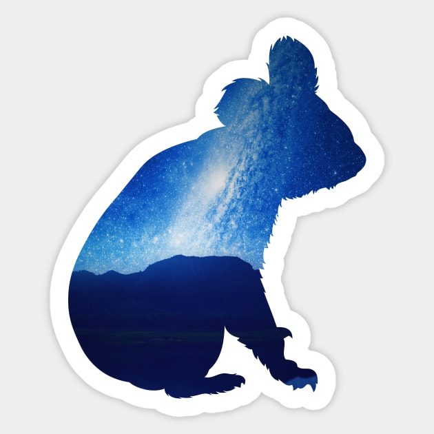 Koya Blue Koala Sticker by giantplayful